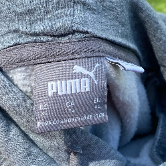 PUMA Men's Gray Hoodie - Picture 5 of 6